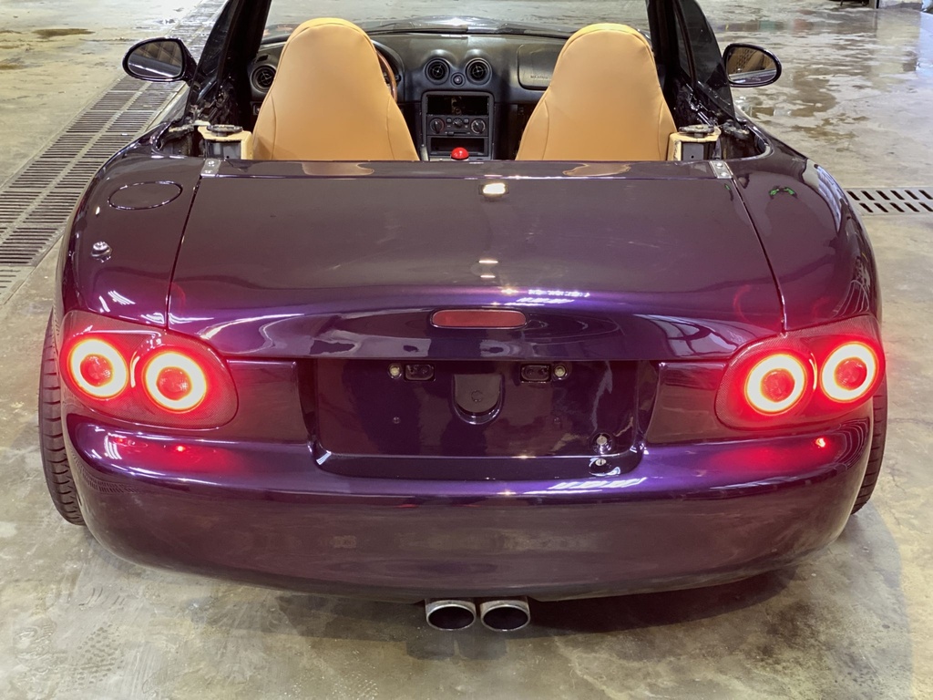 ロードスター　nb テールランプ　carbonmiata Halo LED Dual Tail Lights (V2) For Miata NB | CarbonMiata